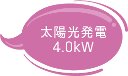 太陽光発電4.0kW