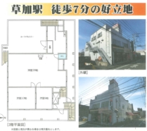 貸事務所：草加駅 徒歩７分の好立地 イデアビル3F